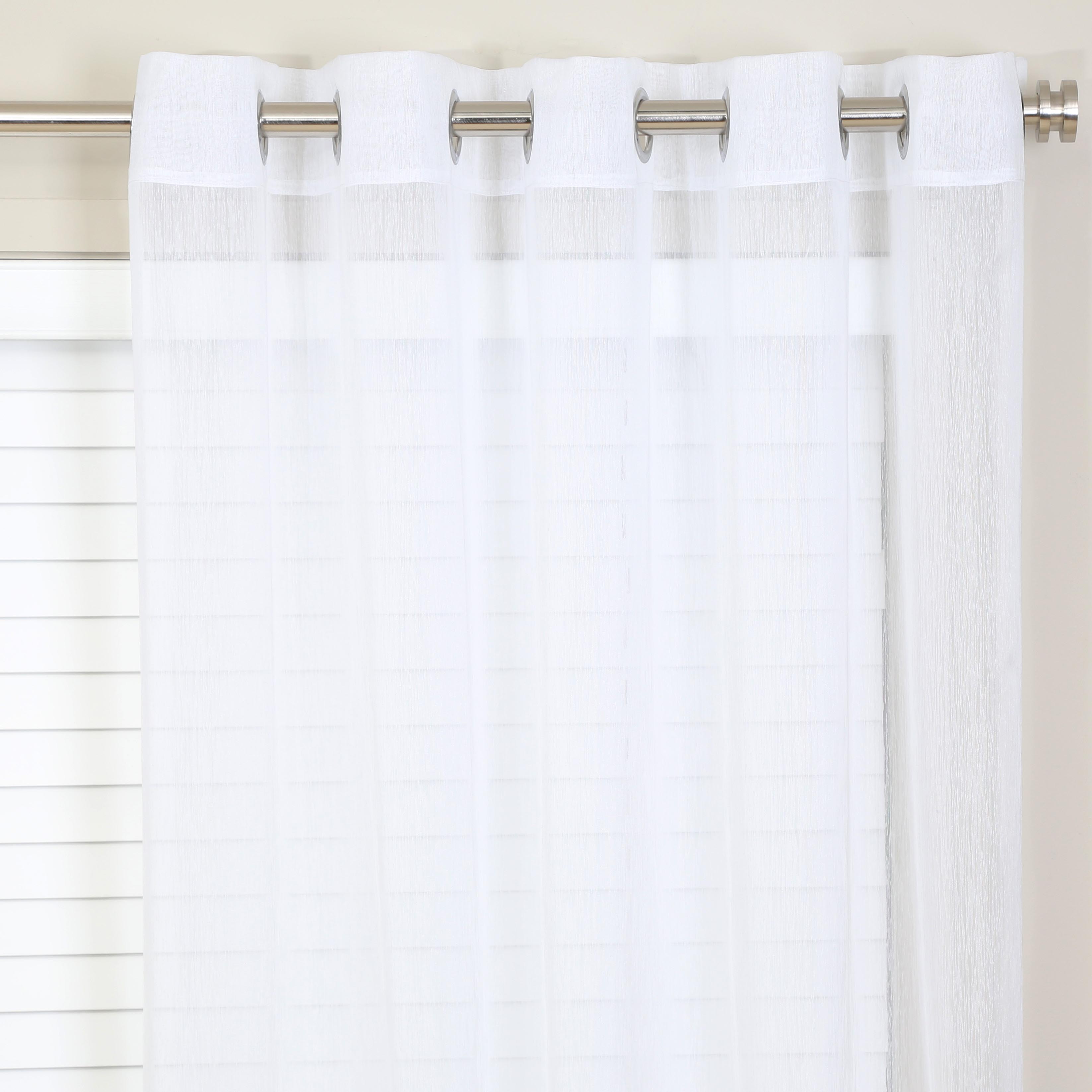 Blizzard Sheer Eyelet Curtain 250cm Drop